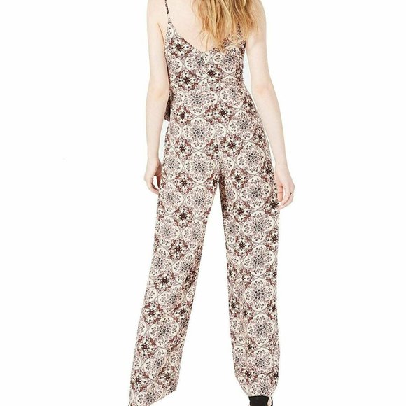 Cotton Candy Pants & Jumpsuits Cotton Candy La Printed Vented Wideleg Jumpsuit Poshmark